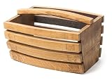True Fabrications Used Wine Oak Barrel Stave Basket (used in wine production 2-5 years)