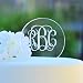Personalized Acrylic Circle Cake Topper
