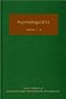 Psycholinguistics (SAGE Library of Cognitive and Experimental Psychology)