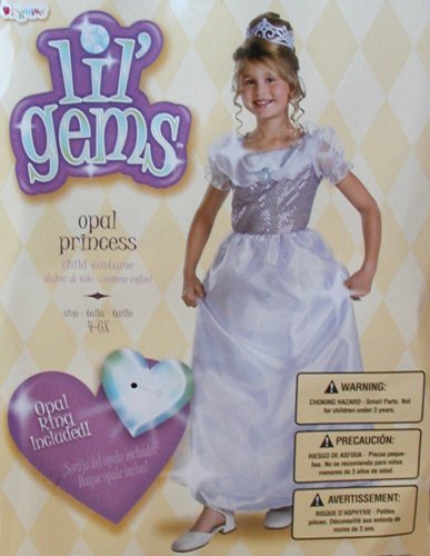 Click here to buy Girls Opal Princess Costume - Size 4 - 6X by Disguise.