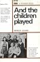 And the Children Played
