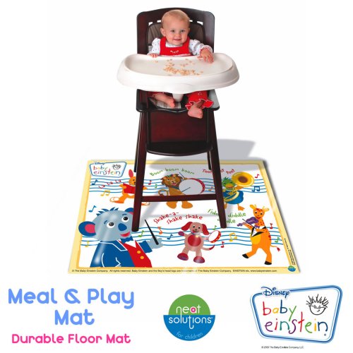 Disney's Baby Einstein Meal & Play Messy Floor Mat
