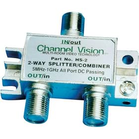CHANNEL VISION HS-2 2-Way PCB Based Splitter/Combiner (CHANNEL VISION HS2)