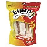 DINGO LARGE WHITE 3 PK VALUE BAG