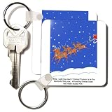 Rich Diesslins Cartoon Days of Christmas TCDC - Henry Ramsager Cartoon about Prancers Trimmer Backside - Key Chains