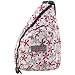 Urban Sport Pink & Gray Daisy Flower Trail Maker Classic School Book Sling Bag