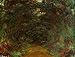 Hand Made Oil Reproduction - Claude Monet - 24 x 18 inches - The Path under the Rose Trellises, G...