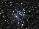 NGC 457 is an Open Star Cluster in the Constellation Cassiopeia Photographic Poster Print by Stocktrek Images, 24x18