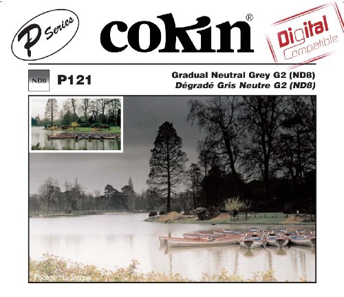 Cokin P121 Grad Grey G2 (ND8) Square Filter