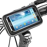 Bike Mount Holder - iKross Universal Smartphone Bicycle WaterProof Pouch Holster Case - Black