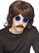 Rubie's Costume Co Character S 70's Shag Brown Wig, Brown, One Size