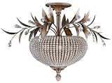 Cristal De Lisbon Semi flush Mount