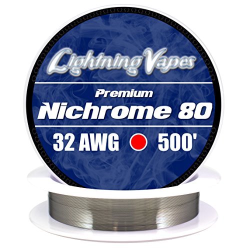 Genuine Lightning Vapes 32 AWG Nichrome 80 Wire 500'