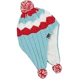 Spyder Icicle Ski Hat - Girls - Sea-Ice-White-Volcano