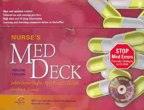 Nurses Med Deck + Resource Kit CD-ROM