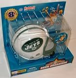 New York Jets Helmet Desk Caddy Organizer by Riddell Sports (includes Tape Dispenser, Stamper, Stapler, Pencil Sharpener, Tape Measure, Pencil Tray, Supply Tray and Scissors)