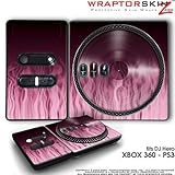 DJ Hero Skin Fire Pink fit XBOX 360 and PS3 (DJ HERO NOT INCLUDED)
