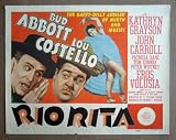  : CT36 Rio Rita ABBOTT & COSTELLO '42 fabulous ORIG TC.  Here's a terrific TITLE lobby card from the original release of RIO RITA featuring a great image of BUD ABBOTT and LOU COSTELLO. A must for ABBOTT AND COSTELLO collectors.    Lobby card is in EXCELLENT- condition. A few pinholes, no stains, no tears, a small chip on the lower border.       A lobby card is an 11 x 14 inch placard advertising a movie. They were displayed in the theatre lobby to entice moviegoers to go to the box office and buy a ticket.