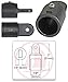 Marine Top Cap Tube 7/8” External Black Plastic Eye End for Boat - Five Oceans