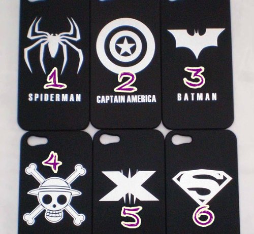 6色★iPhone5ケース★カラーグラデーション★Super Hero (番号：4 / 商品内訳:1点)