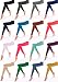 Damen Leggings Long 7/8 Microfaser 40 DEN Bunte Leggins in Schwarz, Blau, Grün, Lila, Rot, Pink, Weiß, Grau etc.