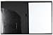C.R. Gibson Black Leather Padfolio with Legal Size Notepad, 9.5'' W x 12.4'' L, 40 Pages.