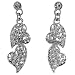 Pugster Black Raindrop Crystal Re Stud Earrings image 3