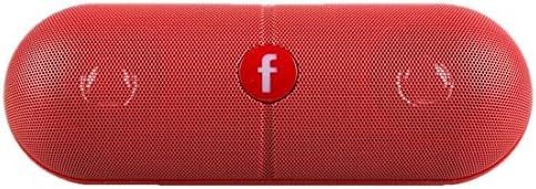 B50 Mini Pill Portable XL Bluetooth Speaker with FM Radio, Support TF Card(Red)