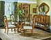 5pc Sahara Collection Round Dining Table &amp; 4 Chairs Set