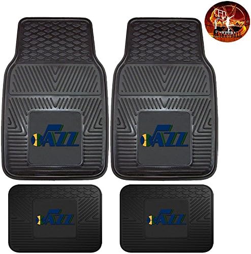 NBA Universal Utah Jazz Rubber Floor Mats UAA Basketball Decal Car Truck Suv
