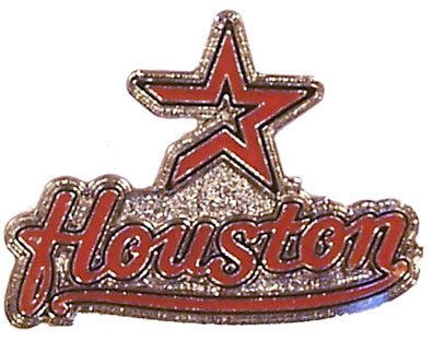 Houston Astros Primary Plus Logo Pin