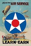Join the Air Service - Learn & Earn 12x18 Giclee on canvas - Prints - 01018-5CG12