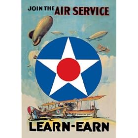 Buyenlarge 01018-5CG12 Join the Air Service - Learn & Earn 12x18 Giclee on canvas