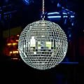 LED Discokugel 20cm mit Motor Spiegelkugel Disco Beleuchtung Discolicht