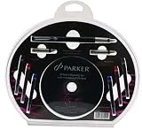 Parker Vector Fountain Pen Deluxe Calligraphy Italic Set with Instructional CD-Rom