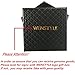 WaMLFac 2pcs Girls Handmade Fashion Simple Style Black Velvet Pu Rope Leather Charm Tattoo Choker Necklace