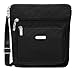 Baggallini Pocket Crossbody Bag With RFID-Protected Wristlet, Black/Sand
