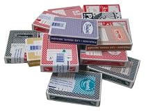 144 Mixed Decks Casino Playing Cards Used In Real Nevada Casinos - Free Bounty Button Kit