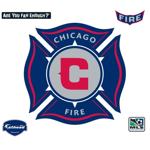 Fathead Chicago Fire Logo Wall Decal