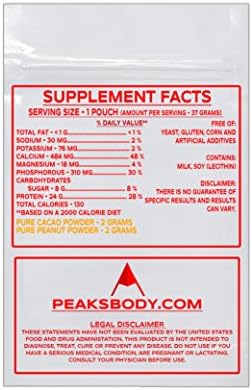 Whey Protein - Single Serving Pouch - "Chocolate Peanut Butter" - Best Tasting Home Made Whey Protein - 5 Pouches