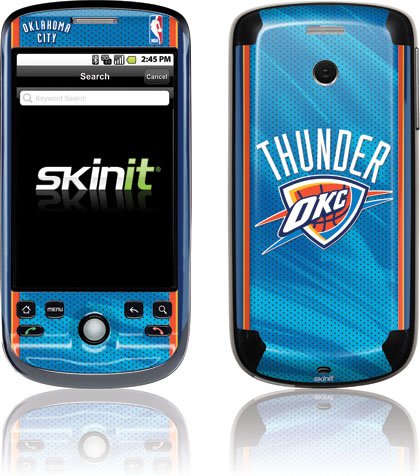 Skinit Oklahoma City Thunder Blue Jersey Vinyl Skin for T-Mobile myTouch 3G / HTC Sapphire