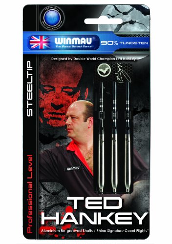 Winmau Ted Hankey World Champion Series Professional Level Steel Tip Darts (23-Gram)