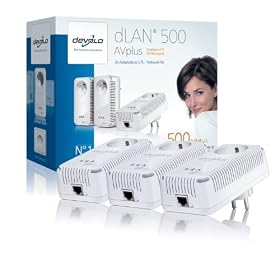Devolo - CPL dLan 500 AVplus - Kit de r�seau Adaptateur CPL