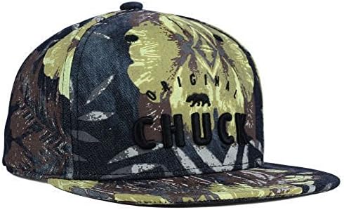 Original Chuck Chil Brah Chuck Camo Flat Brim Snapback Hat Cap Osfa