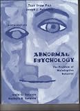 Abnormal Psychology, Test Item File, The Problem of Maladaptive Behavior