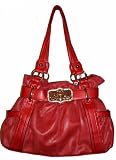 Kathy Van Zeeland Purse Handbag Geranium Studio 54 Belt Shopper