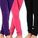 Naartjie Kids Girls Fleece Inner Brushed Leggings 3 Pack