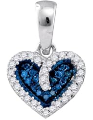 0.10CT-DIA HEART PENDANT