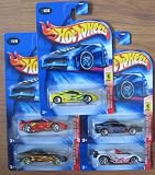 Hot Wheels 2004 Ferrari Heat COMPLETE SET: 360 Modena, F355 Challenge, 456M, 550 Maranello, 333 SP