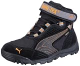 Puma Desierto IV GTX&reg; Jr 302976, Unisex - Kinder, Sneaker, Schwarz (black-black-orange popsic 04), EU 32 (UK 13) (US 1)